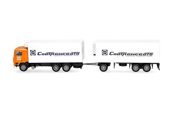 HER321167 - VOLVO F10 6x4 mit Ladefläche und 1+2-Achs-Anhänger SOVTRANSAVTO - 1