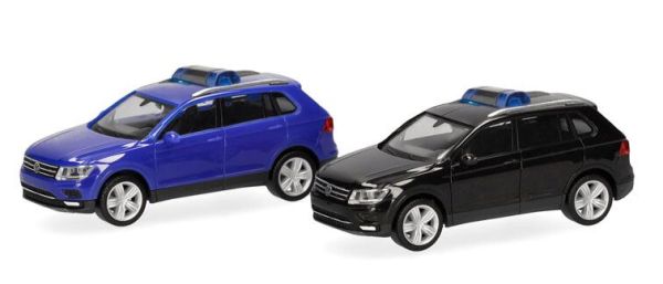 HER013109-003 - VOLKSWAGEN Tiguan with blue and black warning lights – 2-piece model kit - 1