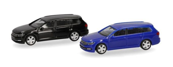 HER013772-003 - VOLKSWAGEN Passat Variant in black and blue – 2-piece model kit - 1