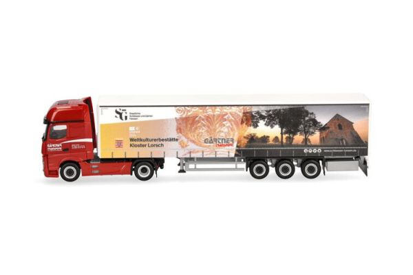 HER939256 - MERCEDES BENZ Actros 2018 4x2 with 3-axle trailer, GARTNER – Lorsch Abbey - 1