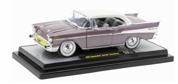 M2M-40300-115B - 1957 Chevrolet Bel Air Hardtop, Metallic-Pink - 1