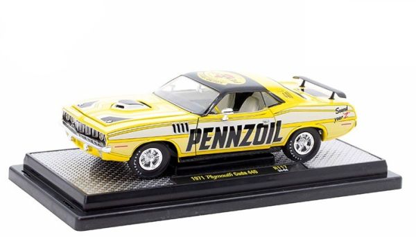 M2M-40300-117B - PLYMOUTH Cuda 440 1971 PENNZOIL - 1