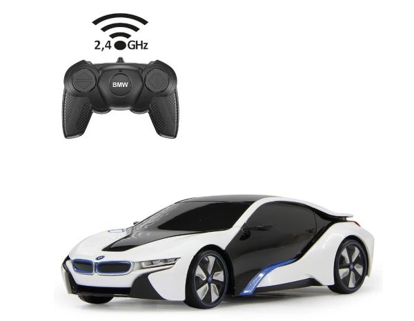 JAM404495 - BMW i8 weiß mit getönten Scheiben – ferngesteuert - 1