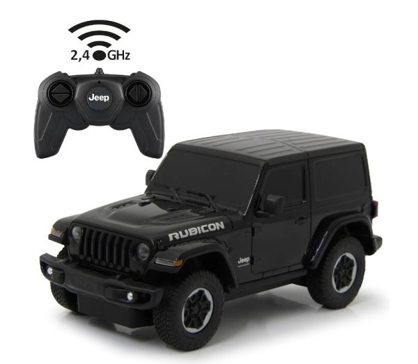 JAM405196 - JEEP Wrangler JL schwarz mit getönten Scheiben – ferngesteuert - 1