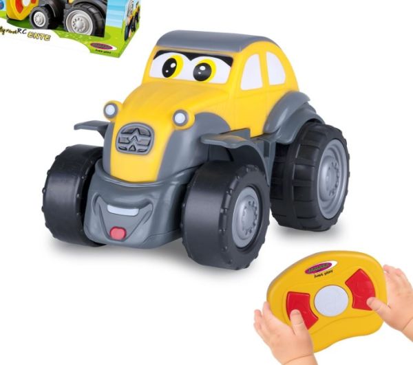 JAM405323 - Mein erster ferngesteuerter Traktor – gelber Traktor mit Sound - 1