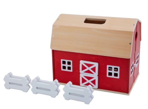 SHL42602 - Großer Holzbauernhof – 35,6 x 23,6 x 30 cm - 1