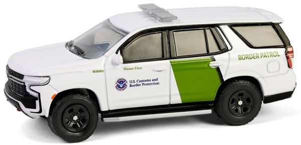 GREEN43035-F - CHEVROLET Tahoe 2023 US-Zollbehörde aus der Serie HOT PURSUIT in Blisterverpackung - 1
