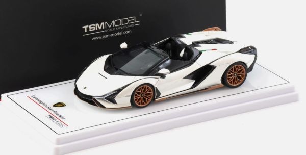 TSM430832 - LAMBORGHINI Sian Roadster 2020 Weiß - 1