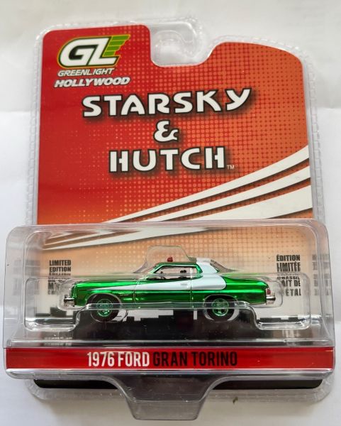 GREEN44780-A-VERT - FORD Gran Torino 1976 STARSKY AND HUTCH (grün) (Blisterverpackung) - 1