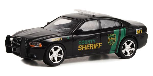 GREEN44980-D - DODGE Charger Pursuit Sheriff 2011 aus der TV-Serie YELLOWSTONE in Blisterpackung! - 1