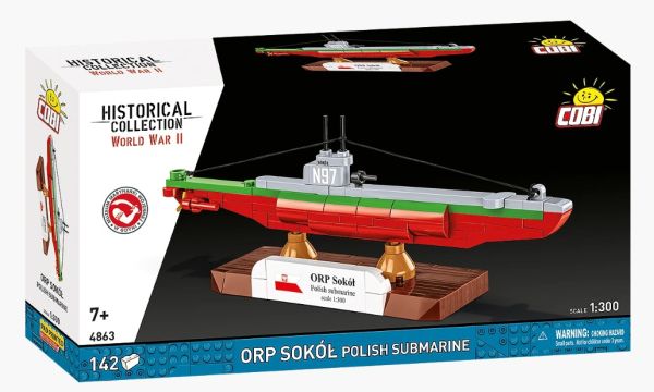 COB4863 - Polnisches U-Boot ORP Sokół – 142 Teile - 1