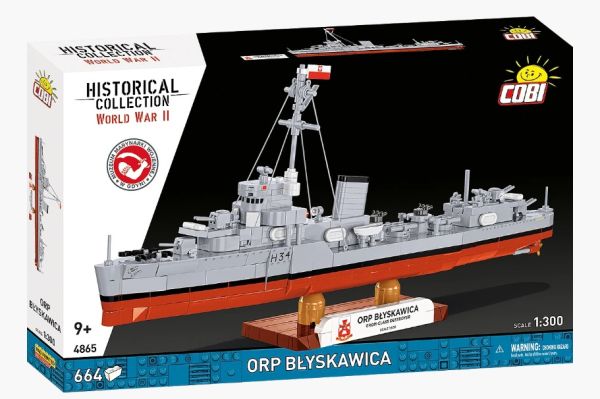 COB4865 - Zerstörer ORP Błyskawica – 664 Teile - 1