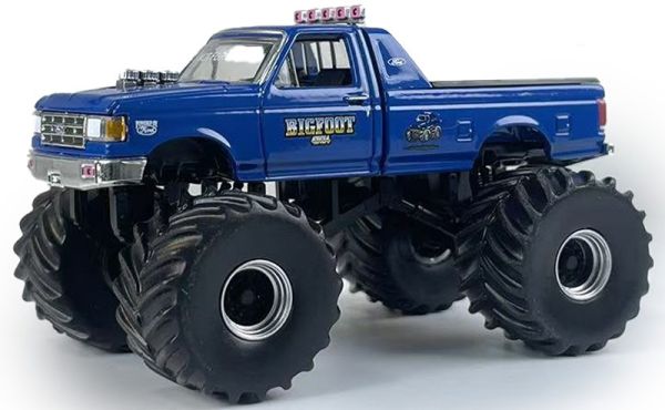 GREEN49160-D - FORD F-350 1990 #4 Monster Truck – BIG FOOT aus der Serie KINGS OF CRUNCH in Blisterverpackung - 1