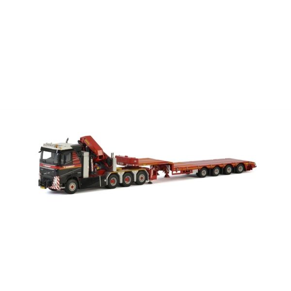 WSI410330 - VOLVO FH4 8x4 mit PALFINGER Entladekran und MAMMOET 4-Achs Pritsche - 1