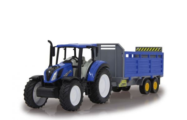JAM460527 - NEW HOLLAND T5.120 mit Viehanhänger - 1