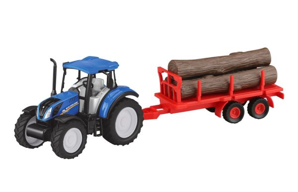 JAM460530 - NEW HOLLAND T5.120 mit Kofferraumanhänger - 1