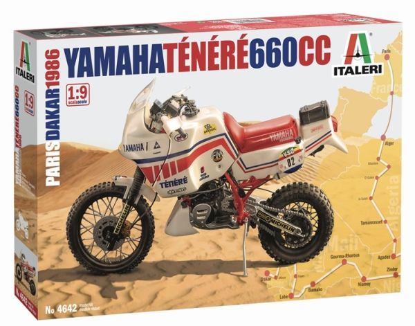 ITA4642 - Motorrad YAMAHA Tenere 660 ccm 1986 Paris Dakar zum Zusammenbauen und Lackieren - 1