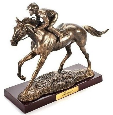 ATL4652103 - Rennpferd-Statue – Shegar - 1