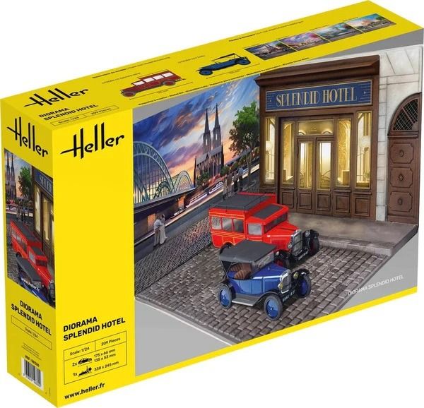 HEL50330 - Diorama Hotel du Splendide zum Zusammenbauen und Bemalen - 1