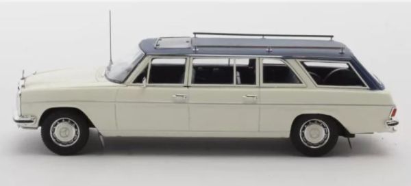 MTX51302-211 - MERCEDES-BENZ V114 LWB Crayford Estate 1971 Weiß mit blauem Dach - Begrenzt auf 408ex. - 1
