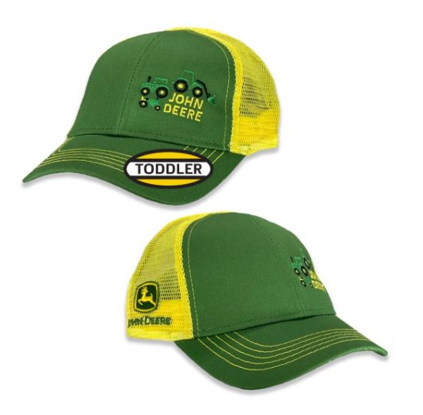 MC53080542GR - JOHN DEERE grüne und gelbe Netzmütze für Kinder - 1