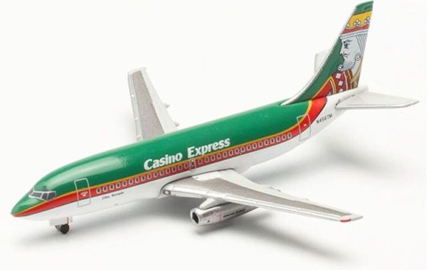 HER535694 - Flugzeug BOEING 737-200 Casino Express King of Diamonds - 1