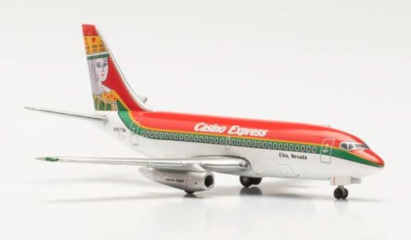 HER535700 - Flugzeug BOEING 737-200 Casino Express Queen of Hearts - 1
