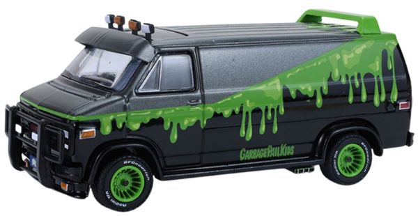 GREEN54120-A - Schwarzer GMC Vandura von 1983 – Petey Da Fool aus der Garbage Pail Kids-Serie, noch in Originalverpackung - 1