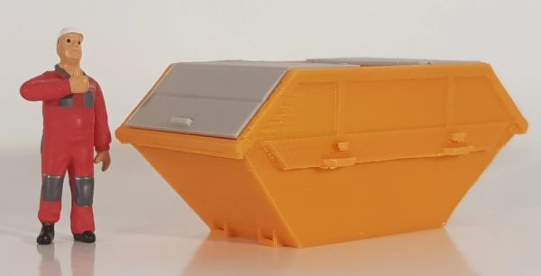 MSM5464/01 - Müllcontainer mit Deckel 6m3 - Mini. - 1