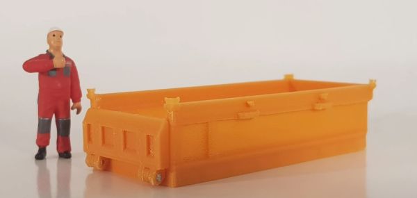 MSM5467/01 - Flacher Abfallbehälter 5m3 - Miniaturausgabe - 1