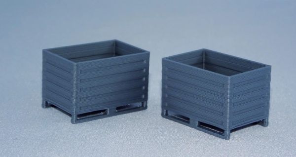 MSM5470/01 - 2 Geschlossene Materialwannen - Miniatur - 1