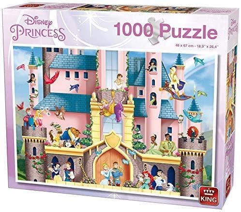KING55917 - 1000 Teile Puzzle Disney Princess Der magische Palast - 1