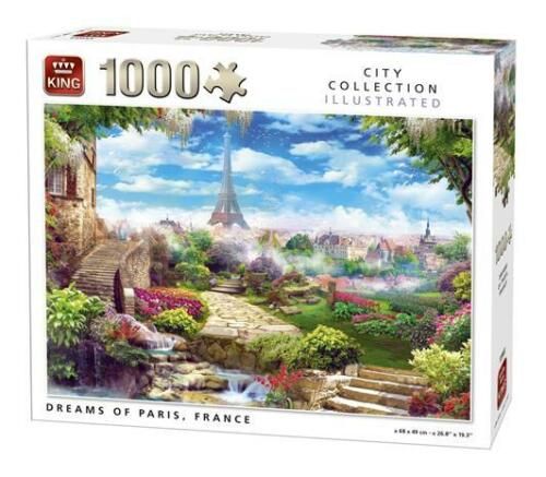 KING55983 - 1000 Teile Puzzle Träume von Paris - Frankreich - 1