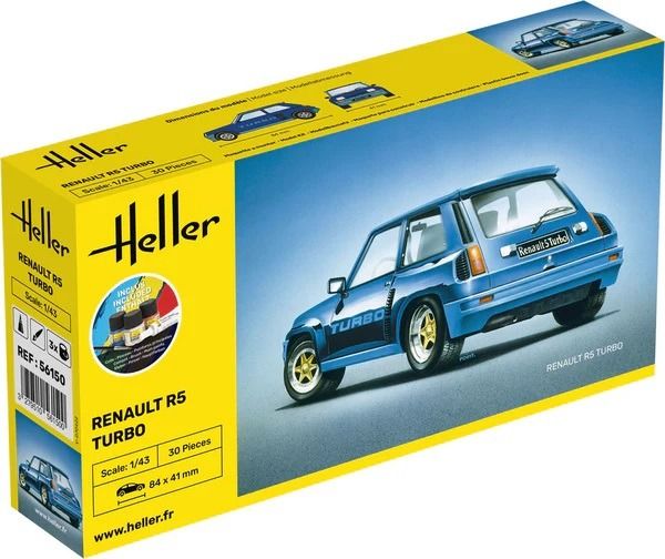 HEL56150 - Bausatz mit Lackierung – Renault R5 Turbo - 1
