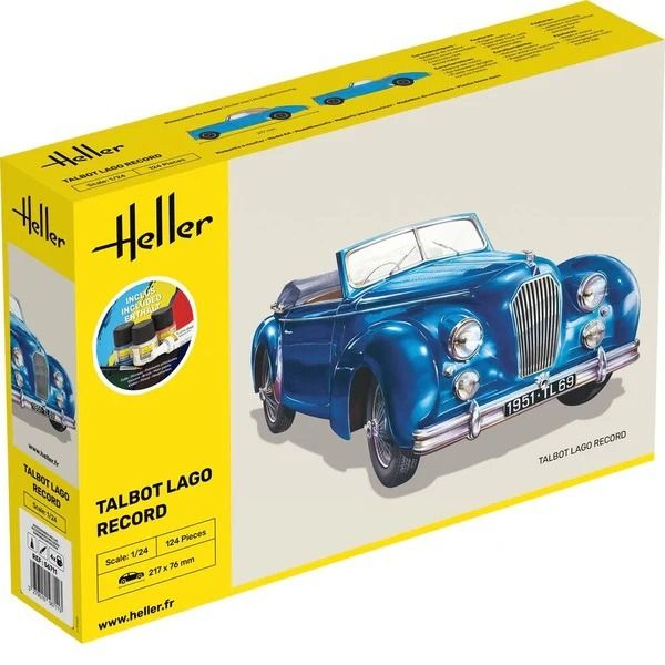 HEL56711 - Starterset mit Farbe und Zubehör – TALBOT Lago Record zum Zusammenbauen - 1