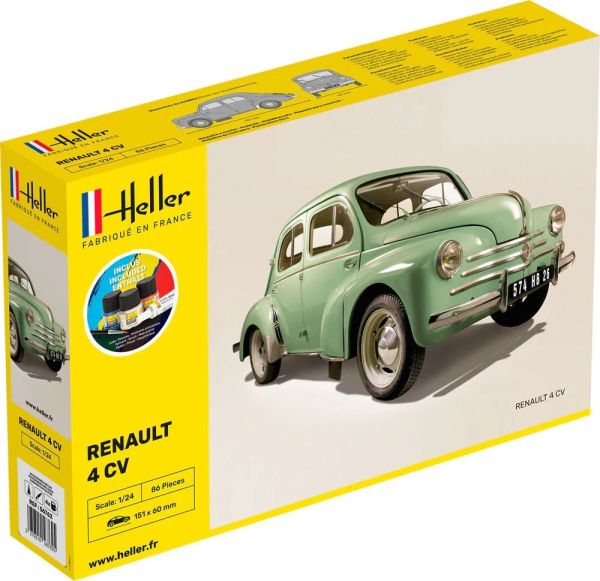 HEL56762 - Starterset mit Lack und Zubehör - RENAULT 4 CV - 1