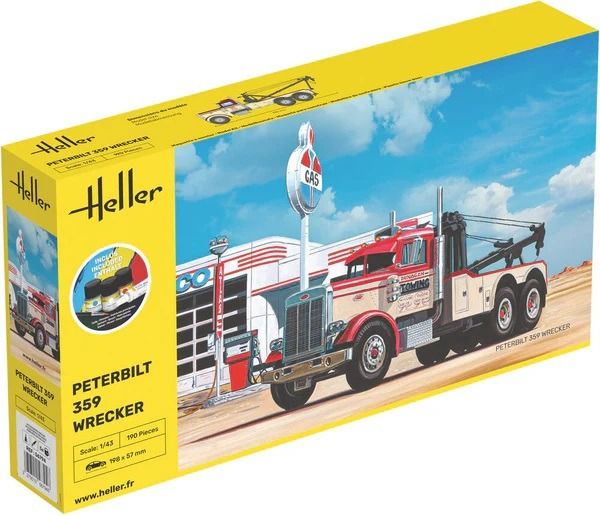 HEL56794 - Starterset mit Farbe und Zubehör – PETERBILT 359 Abschleppwagen - 1