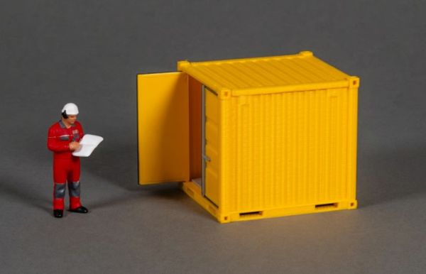 MSM5702/01 - 8-Fuß-Materialcontainer – Gelb - 1