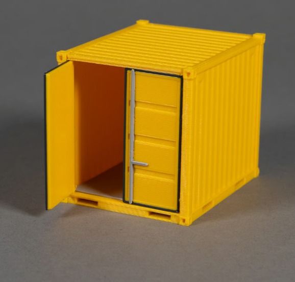 MSM5703/01 - 10-Fuß-Materialbehälter – Gelb – L 59,8 x B 48,8 x H 51,8 mm - 1