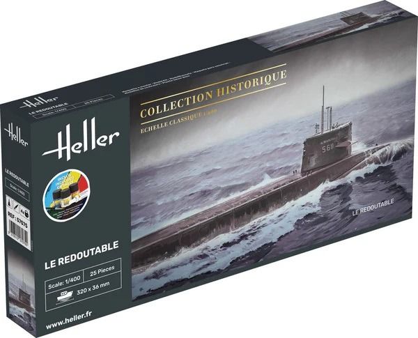 HEL57075 - Starterset mit Farbe und Zubehör - Redoutable U-Boot S/M Submarine - 1