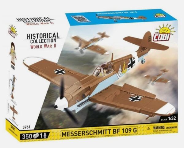 COB5761 - Messerschmitt BF 109G Militärflugzeug – 350 Teile - 1