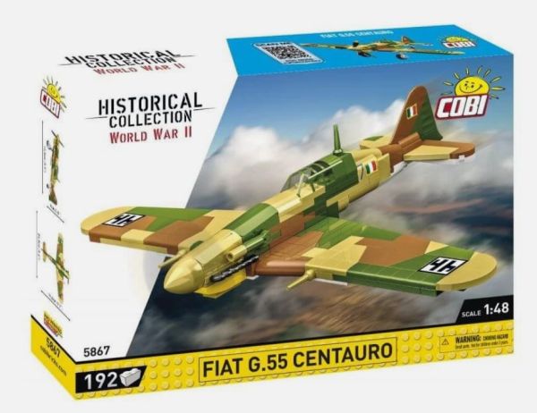 COB5867 - Fiat G.55 Centauro Militärflugzeug – 192 Teile - 1