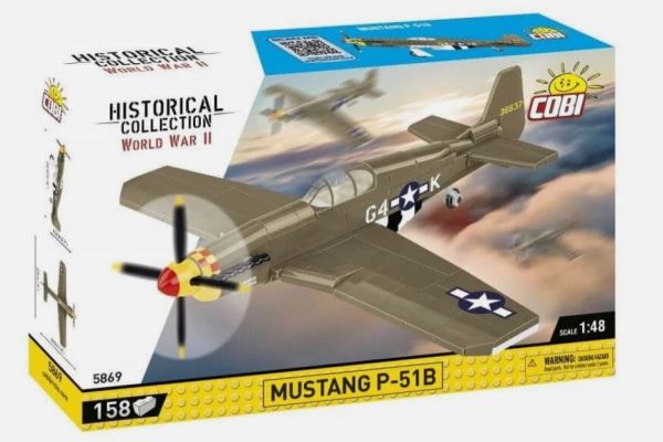 COB5869 - Mustang P-51B Militärflugzeuge – 158 Teile - 1