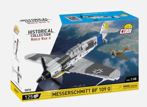 COB5870 - Messerschmitt BF 109G Militärflugzeuge – 125 Teile - 1