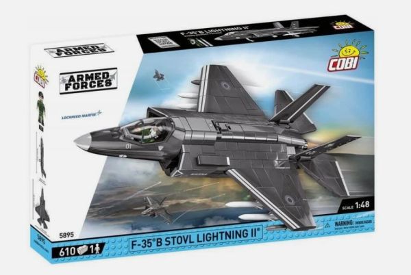 COB5895 - F-35B Stovl Lightning Militärflugzeuge der italienischen Luftwaffe II – 610 Teile - 1