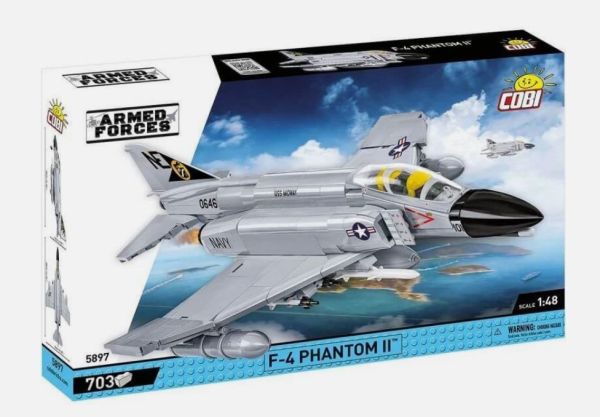 COB5897 - McDonnell Douglas F-4 Phantom II Militärflugzeuge – 703 Teile - 1
