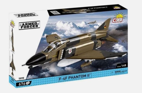 COB5898 - McDonnell Douglas F-4F Phantom II Militärflugzeuge – 676 Teile - 1