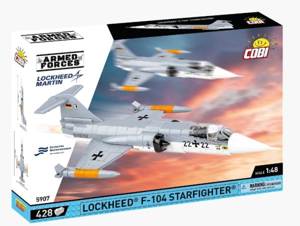 COB5907 - Jagdflugzeug LOCKHEED F-104 Starfighter - 428 Teile - 1