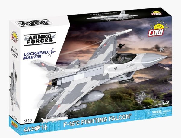 COB5910 - Jagdflugzeug LOCKHEED F-16C Fighting Falcon - 463 Teile - 1