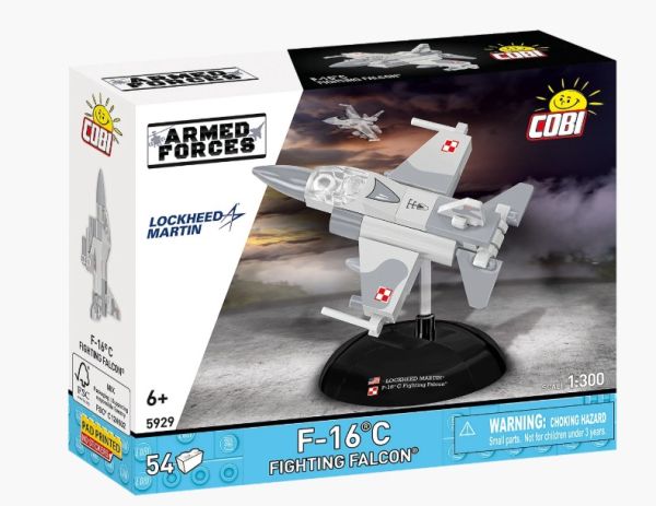COB5929 - Kampfflugzeug LOCKHEED F-16C Fighting Falcon – 54 Teile - 1